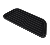 Black Silicone Refrigerator Water Drip Catcher Tray | Reusable Design, Not Easy to Deform, Fits Dispenser Spill Areas, Compact for Fridge Shelves