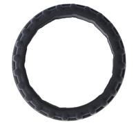 Black Silicone Rings Comfortable Breathable Wedding Bands for Nursing Staff