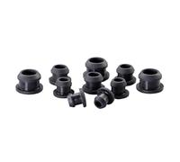 Black Silicone Rubber Hole Caps 4.5-10mm T-type Plug Cover Snap-on Gasket Blanking End Cap Seal Stopper 5pcs (Size : 7.5mm)