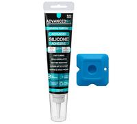 Black Silicone Sealant & Adhesive - Waterproof, Flexible, High Strength Multipurpose Sealant for Bathroom, Kitchen, Automotive, Glass, Metal & Outdoor Repairs. 120 ml