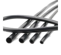 Black Silicone Tube, 1/5M Flexible Rubber Hose Thickened Heat Resistant Air Pump Line(7mmx10mm 5M)