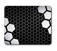 Black Silver Gamer IT Mouse Mat Pad Computer PC Laptop Gaming Office Home Desk Accessory Gadget 3877