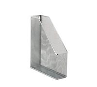 Black Silver Magazine File Holder Metal Mesh Bookends Desktop Organizer Shelf Grid Document Book Holder Support Stand Storage For storage of documents(A)