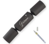 Black | Silver Pen | Kit to Make & Personalise 12 Large Crackers