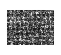 Black Silver Sequins Sparkling Elegant Pattern Adults 500 Pieces Puzzles-Jigsaw Wooden Puzzle for Adults Elderly