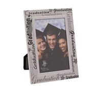Black & Silver Text Graduation Photo Frame 5.5" x 7.5" FA15646