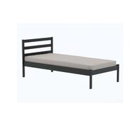 Birlea Luka Wooden Brown Bed Frame in Black | Size: Single Birlea Black Single