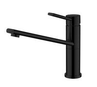 Black Single Lever Monobloc Kitchen Mixer Tap - Essence Ava