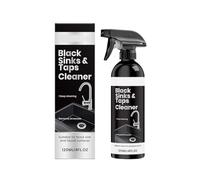 Black Sink Tap Cleaner Spray, Black Sink Cleaner, Stainless Steel Sinks Cleaner & Cookware Polish, Powerful for Blacks Taps, Suitable Various Sinks Surfaces, Multi-Purpose Formula for Grime，1