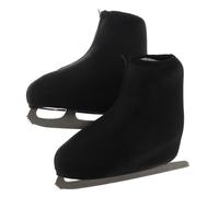 Black Skate Covers, Roller Skate Boot Covers, Breathable Elastic Ice Skate Boot Covers with Zipper, Lightweight Figure Skating Covers, Black Hockey Covers for Awakening