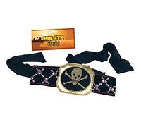 Black Skull and Crossbones Pirate Belt