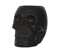 Something Different Plant Pot Black Skull – Black