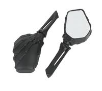 Black Skull Rearview Mirrors For VT Shadow Ace Spirit Classic 700 750 1100
