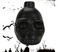 Black Skull Whistle - Authentic Human Sounding Screams, Decibel Strong Aztec Death Whistle | War Cry Cry Skull Dead Whistle Halloween Strongest Screaming Skull Whistle Camping aut