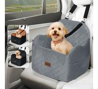 (Black) Skylos Dog Booster Car Seat Portable Bed for