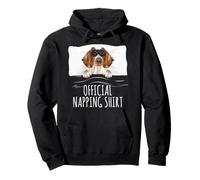 Black Sleep Mask Welsh Springer Spaniel Official Napping Pullover Hoodie