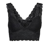 Black Sleeveless Low-cut V-neck Top, female, ONLY, Sleeveless Tops, Black, XS, Tops XS