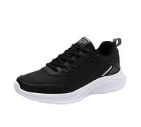Black Slip On Wedge Trainers Women Athletic Running Trainers Breathable Mesh Walking Shoes Chunky Soft Sole Non Slip Sneakers Low-Top Wide Fit Orthopedic Casual Sneakers Sporty Style Footwear