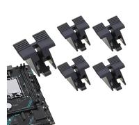 Black Slot Connector - Graphics Interface Female Desktop Computer Adapter | Sturdy Hardware Component Card Mounting for Desktop PC Mounting Upgrade, Repair, Replacement System