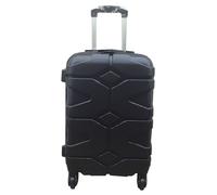 (Black, Small) Hampton & Stewart Hard Shell Extra Large Suitcase