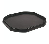Black Small Mixing Tray Octagonal Plastic Truff Tray Sand Water Play Builder Equipment Pool Pit Coaster Cement Mortar Mixing Board Water/sand Game Beach Garden Messy Activity Tray, 70cm X 70cm