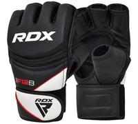 (Black, Small) RDX MMA Gloves Grappling Martial Arts Training