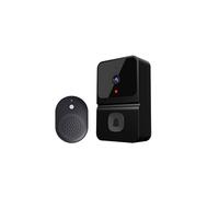 (Black) Smart Door Video Bells Wireless Wifi Hd Doorbell Camera Household Tool Secure