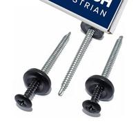 Black Smart Seal Onduline Universal Corrugated Roofing Sheet Screws (25 Pack)