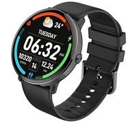 Black Smart Watch For Little Ones, S61 Wireless Call, Multi-Sport Modes, Ip68 Waterproof, Amoled Hd Round Screen Sports Band, For Minds