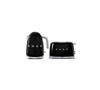 Smeg Bundle Set KLF03 Kettle & TSF01 2 Slice Toaster - Black