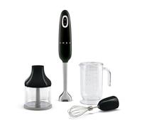 (Black) Smeg HBF03 3-in-1 Hand Blender + Accessories