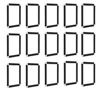 BLACK Snap Frame Picture Frame Clip Frame with Rounded Corners in 5 Sizes A0, A1, A2, A3, & A4 (15 X BLACK A3)