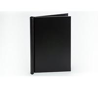 Black Soft Leather Effect Springback Binder A4 Portrait 1 - 150 pages - FREE UK DELIVERY