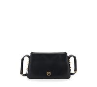 PINKO Triplet Shoulder bag Leather 26 cm black