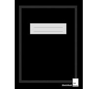 Black Softcover Sketchbook, 150 Sheets 8,5x11 Inch Large: For drawing and sketching. (non-perforated pages)