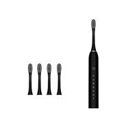 (black) Sonic Electric Toothbrush Smart Tooth Brush Ultrasonic Automatic Toothbrush 6 Modes Usb Fast Rechargeable Adult Ipx7 Waterproof