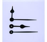 Black Spade Clock Hands to fit UTS Clock Movements (EF Euro Fitting Euroshaft) (101mm Spade Metal)