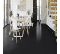 Black Speckled Effect Vinyl Flooring, Anti-Slip Contract Commercial Vinyl Flooring With 2.0mm Thickness-3M(9'9") X 2M(6'6")-6M²