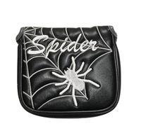 Black Spider Mallet Golf Putter Cover with Magnetic Closure