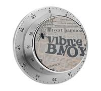 Black Spider Web Timer with Loud Alarm Precision 60 Minute Wind Up Timer Portable Manual Countdown Timers Exquisite Stainless Magnetic Kitchen Timers for Cooking Chef Clock