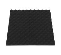 Black Sponge Egg Carton for Echo Reduction Acoustic Foam Panel | Wave Surface Design, Easy Install, Theatre and Setting Requiring Noise Reduction