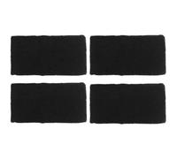 Black Sports Wrist Braces Polyester Cotton 2 Pairs for Workout Exercise
