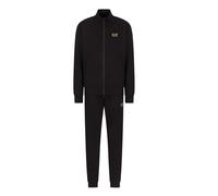 Black Sporty Tracksuit Set, male, Emporio Armani EA7, Training, Black, S, Sport S