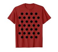 Black Spot Red Ladybug Beetle Bug Halloween Cosplay Costume T-Shirt