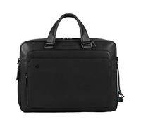 Black Square Briefcase, male, Piquadro, Laptop Bags & Cases, Black, ONE SIZE, Bags ONE SIZE