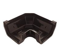 Black Square Guttering and Downpipe - Gutter and Pipe Fittings - Gutter Angle 90 Degree