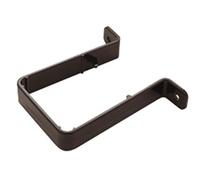 Black Square Guttering and Downpipe - Gutter and Pipe Fittings - Pipe Clip x 1