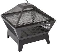 BillyOh Outdoor Fireplace With Mesh Lid, Grill, & Poker