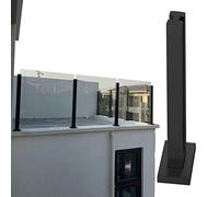 Black Square s Railing Posts for Balcony & Garden Indoor/Outdoor s Fence Panels with il Height 90/95/105cm - Modern Safe & SLE