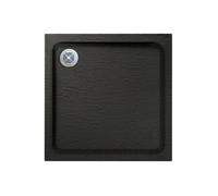 Black Square Slate Effect Shower Tray - 900 X 900mm - Balterley